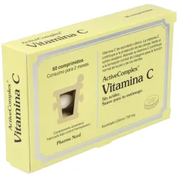 Activecomplex vitamina c ascorbato cálcico 60comp | Farmacia Barata