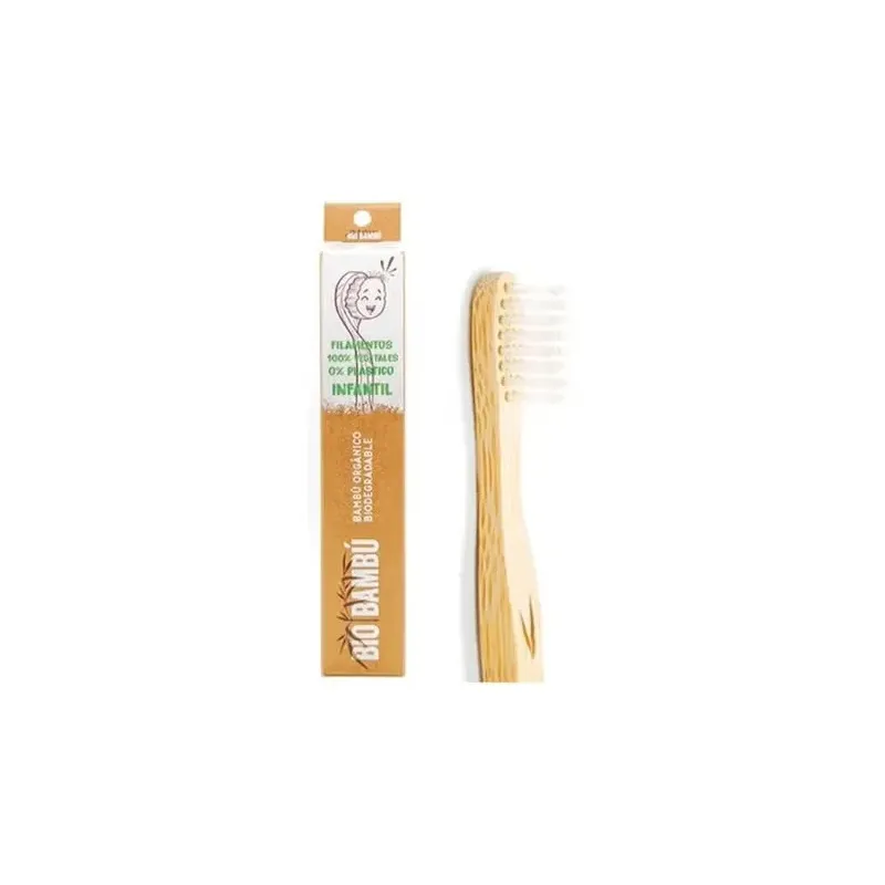 Biobambú cepillo de dientes infantil suave 1ud | Farmacia Barata