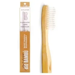 Biobambú cepillo de dientes adulto suave-media 1ud