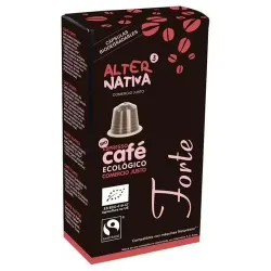 Cafe forte 10capsulas biodegradables eco