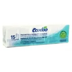 Ecodoo pañuelos de papel bolsillo 9x15uds