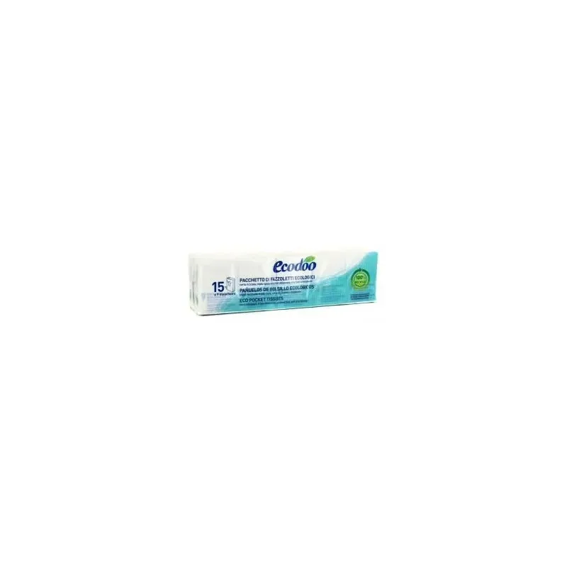 Ecodoo pañuelos de papel bolsillo 9x15uds | Farmacia Barata