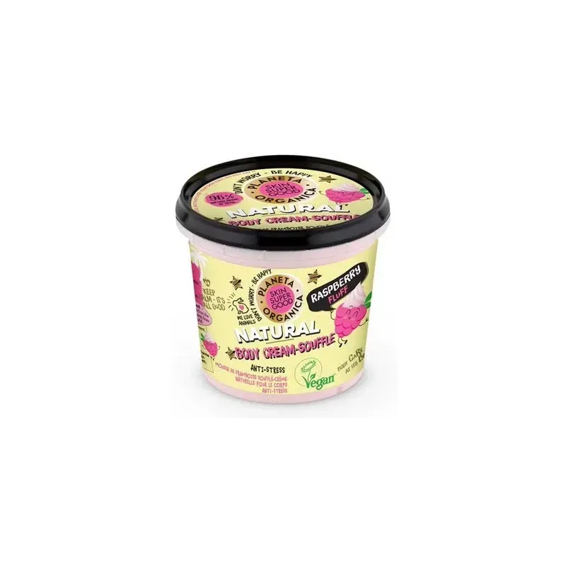 Planeta orgánica body cream-souffle raspberry fluff 360ml | Farmacia Barata