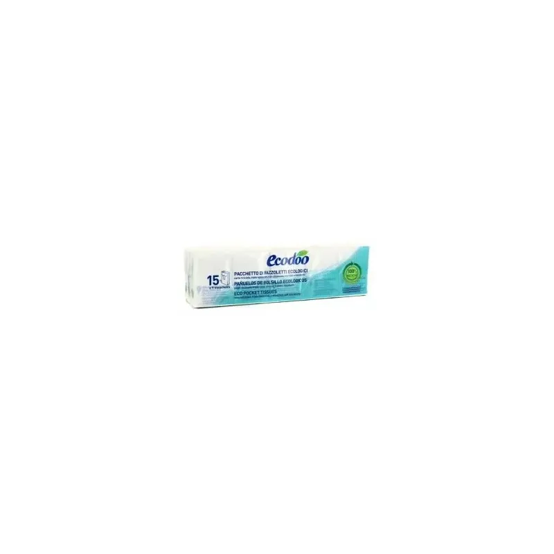 Ecodoo pañuelos de papel bolsillo 9x15uds | Farmacia Barata