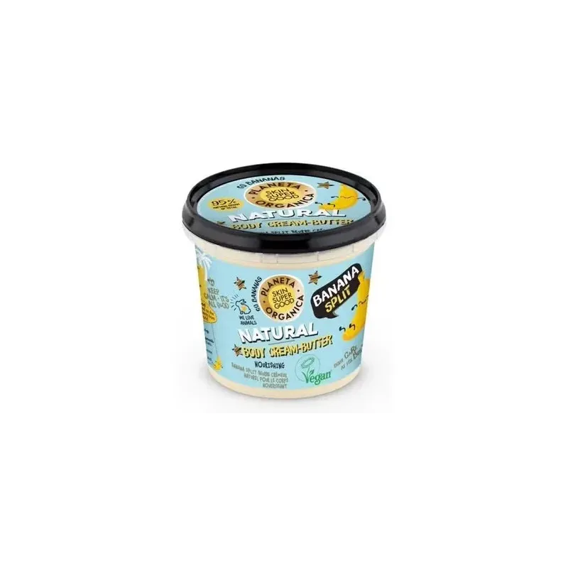 Planeta orgánica body cream-butter banana split 360ml | Farmacia Barata