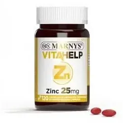 Marnys zinc 25mg línea vitahelp 120caps