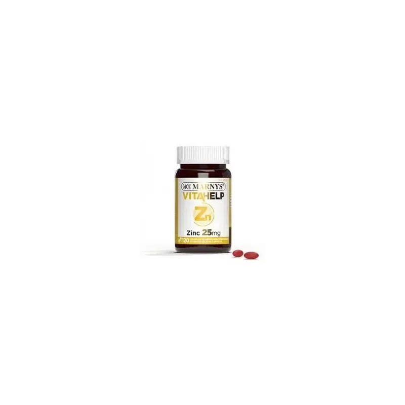 Marnys zinc 25mg línea vitahelp 120caps | Farmacia Barata