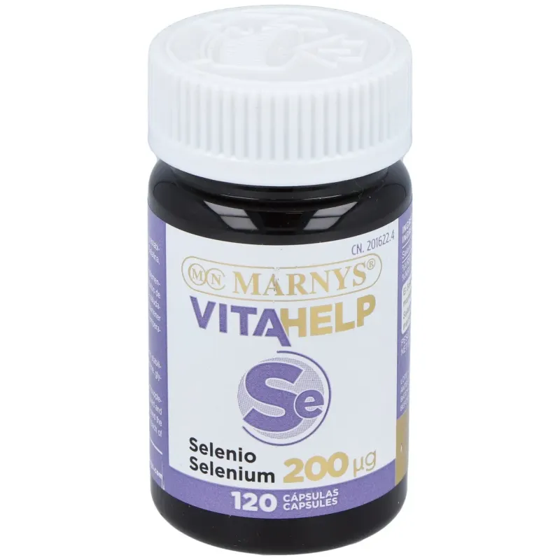 Marnys selenio 200mg línea vitahelp 120caps | Farmacia Barata