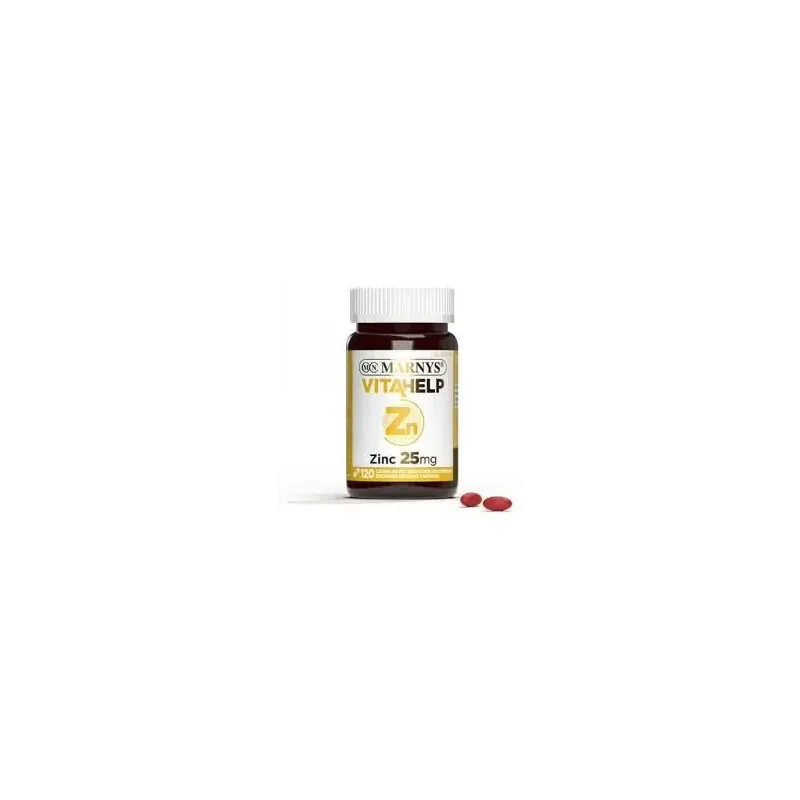 Marnys zinc 25mg línea vitahelp 120caps | Farmacia Barata