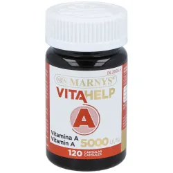 Marnys vitamina a 5000ui línea vitahelp 120caps | Farmacia Barata Marnys vitamina a 5000ui línea vitahelp 120caps | Farmacia Barata