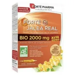 Forte Pharma Jalea Real Bio 2000 mg, 20 ampollas