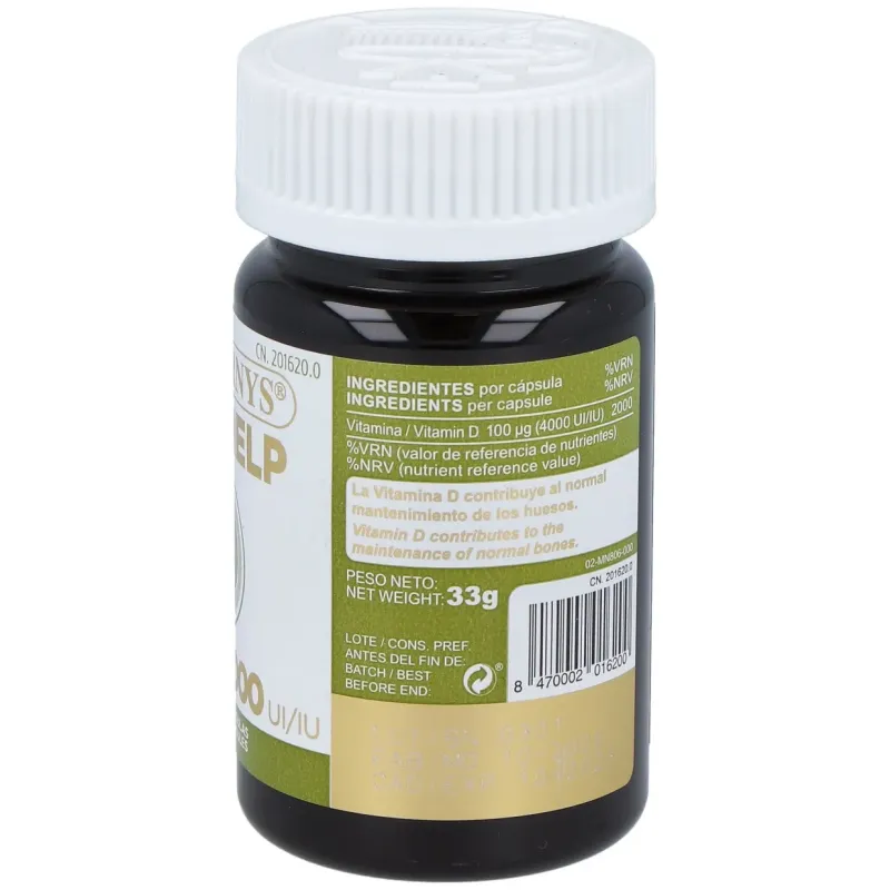 Marnys vitahelp vitamina d3 4000ui 120caps | Farmacia Barata Marnys vitahelp vitamina d3 4000ui 120caps | Farmacia Barata