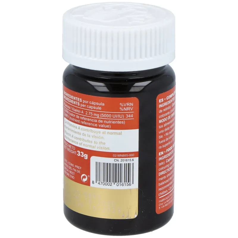 Marnys vitamina a 5000ui línea vitahelp 120caps | Farmacia Barata Marnys vitamina a 5000ui línea vitahelp 120caps | Farmacia Barata