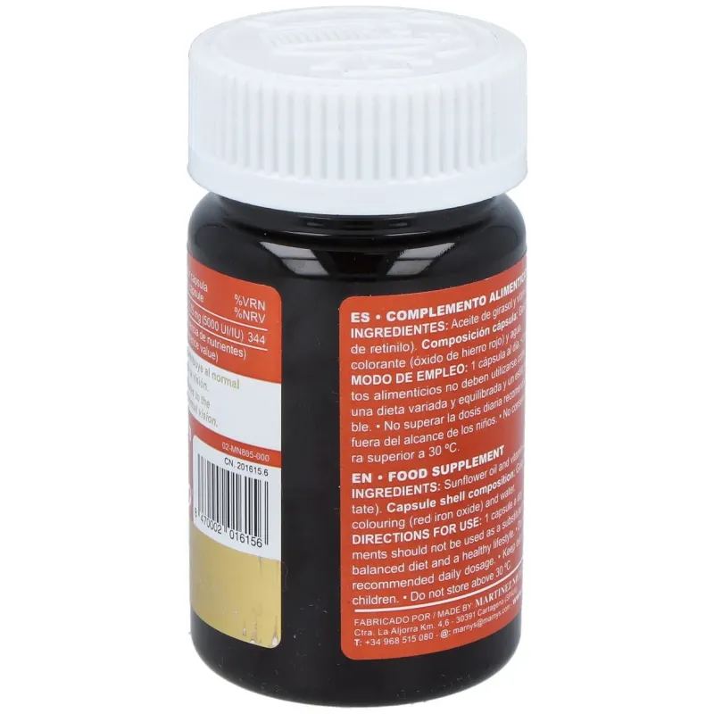 Marnys vitamina a 5000ui línea vitahelp 120caps | Farmacia Barata Marnys vitamina a 5000ui línea vitahelp 120caps | Farmacia Barata
