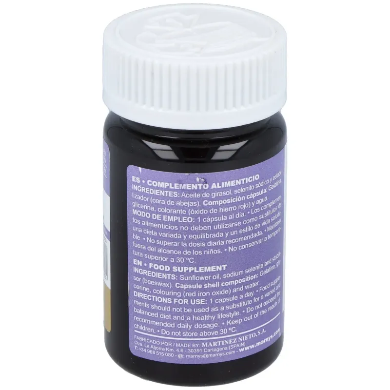 Marnys selenio 200mg línea vitahelp 120caps | Farmacia Barata