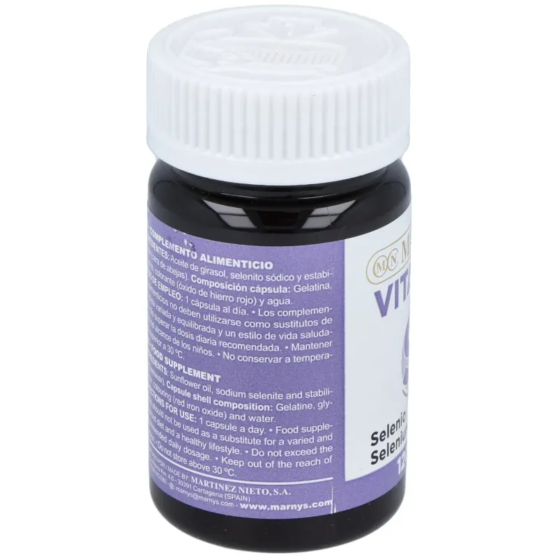 Marnys selenio 200mg línea vitahelp 120caps | Farmacia Barata