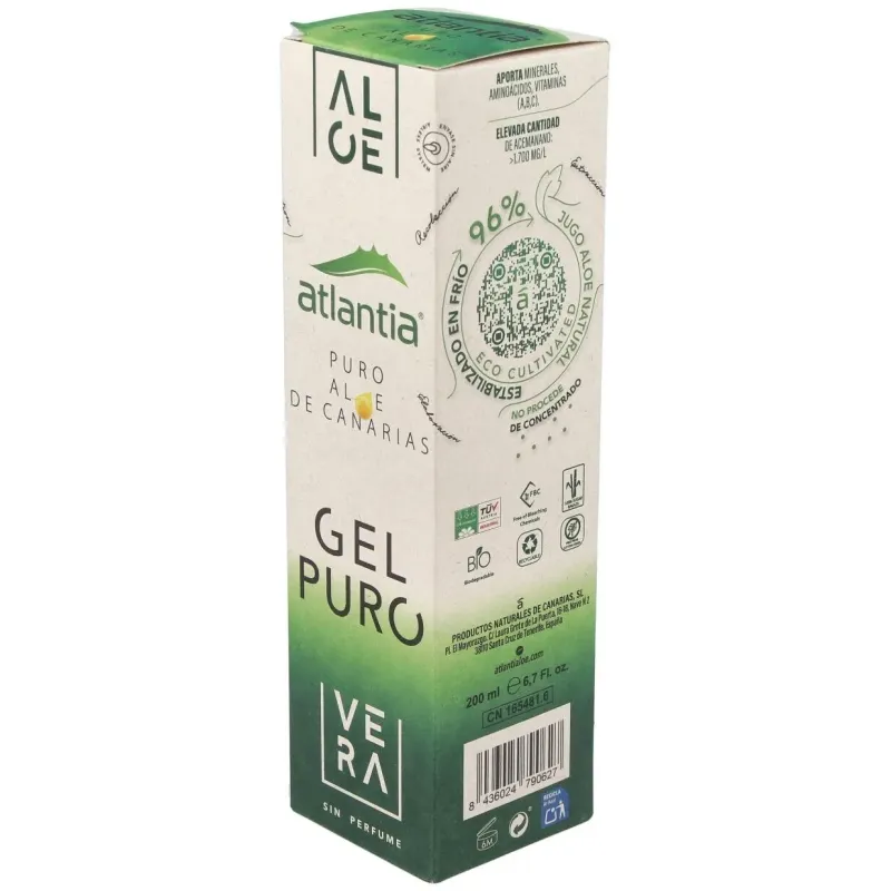 Gel de aloe vera puro 200ml. eco | Farmacia Barata Gel de aloe vera puro 200ml. eco | Farmacia Barata