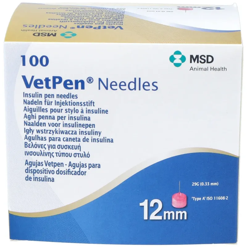 Vetpen needles 12mm 100/box 449 (ndr) | Farmacia Barata