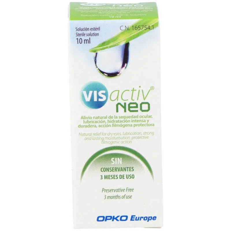 Vis activ neo gotas esteriles gotas oculares humectantes 10 ml | Farmacia Barata