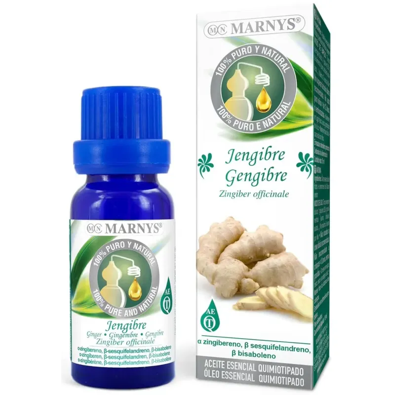 Marnys aceite esencial alimentario de jengibre estuche 15ml | Farmacia Barata Marnys aceite esencial alimentario de jengibre estuche 15ml | Farmacia Barata