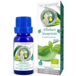 Marnys estuche aceite esencial alimentario de albahaca bio 15ml