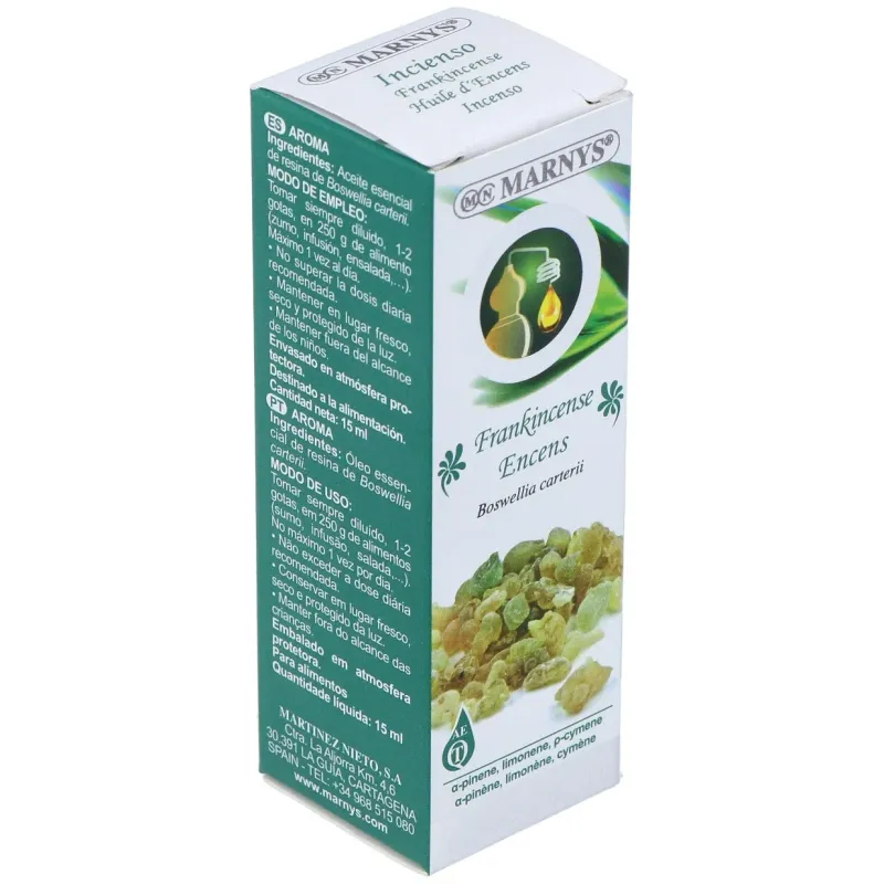 Marnys aceite esencial alimentario de incienso estuche 15ml | Farmacia Barata