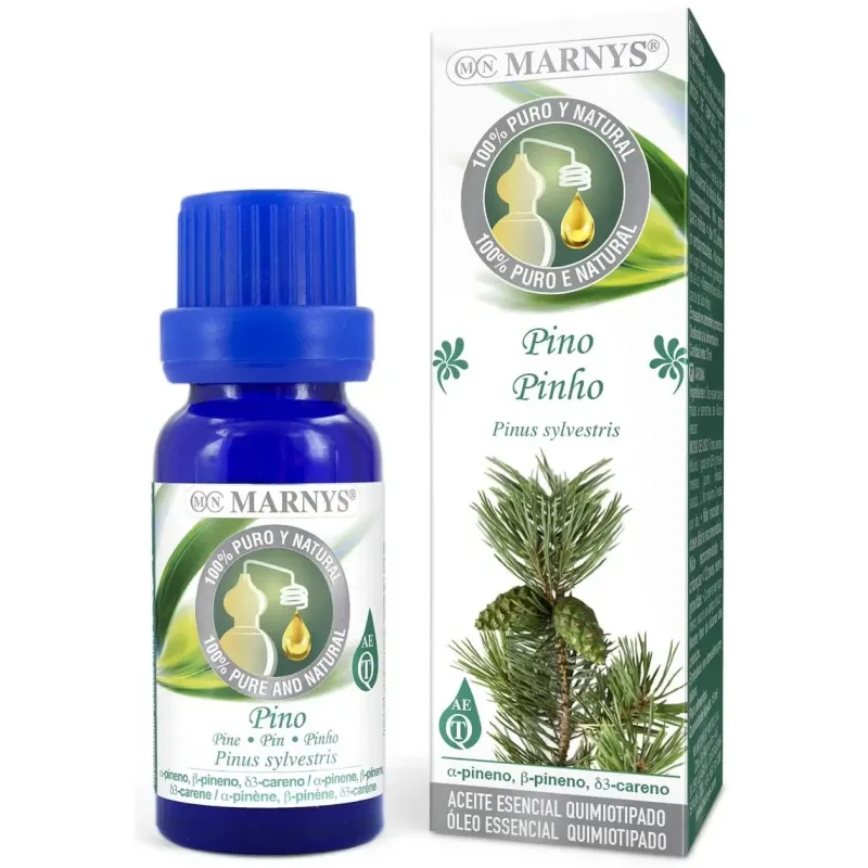 Marnys aceite esencial alimentario de pino estuche 15ml | Farmacia Barata