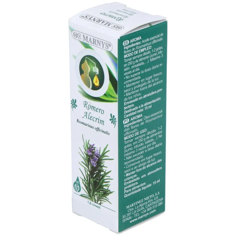 Romero oleo essencial alimentario 15ml. | Farmacia Barata