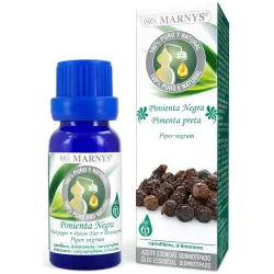 Marnys aceite esencial alimentario de pimienta negra estuche 15ml