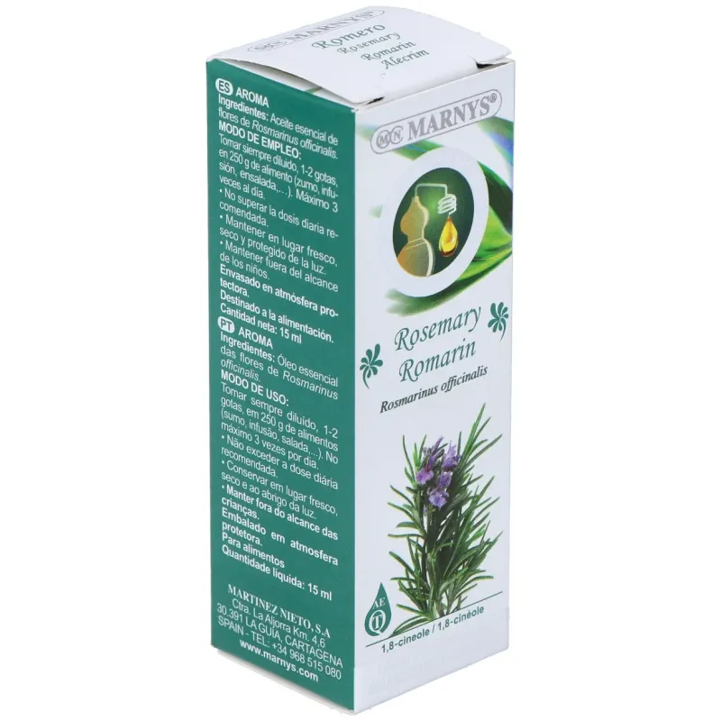 Romero oleo essencial alimentario 15ml. | Farmacia Barata