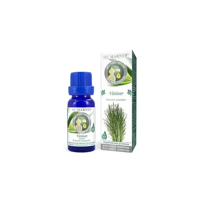 Marnys aceite esencial alimentario de vetiver 15 ml | Farmacia Barata