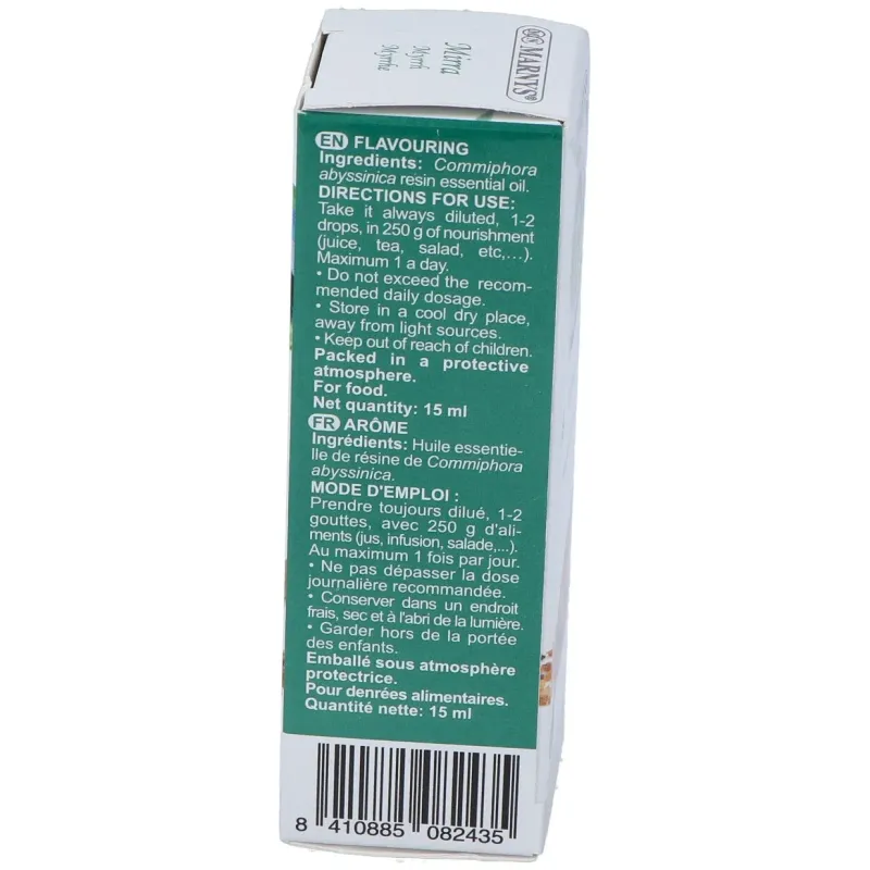 Mirra oleo essencial alimentario 15ml. | Farmacia Barata