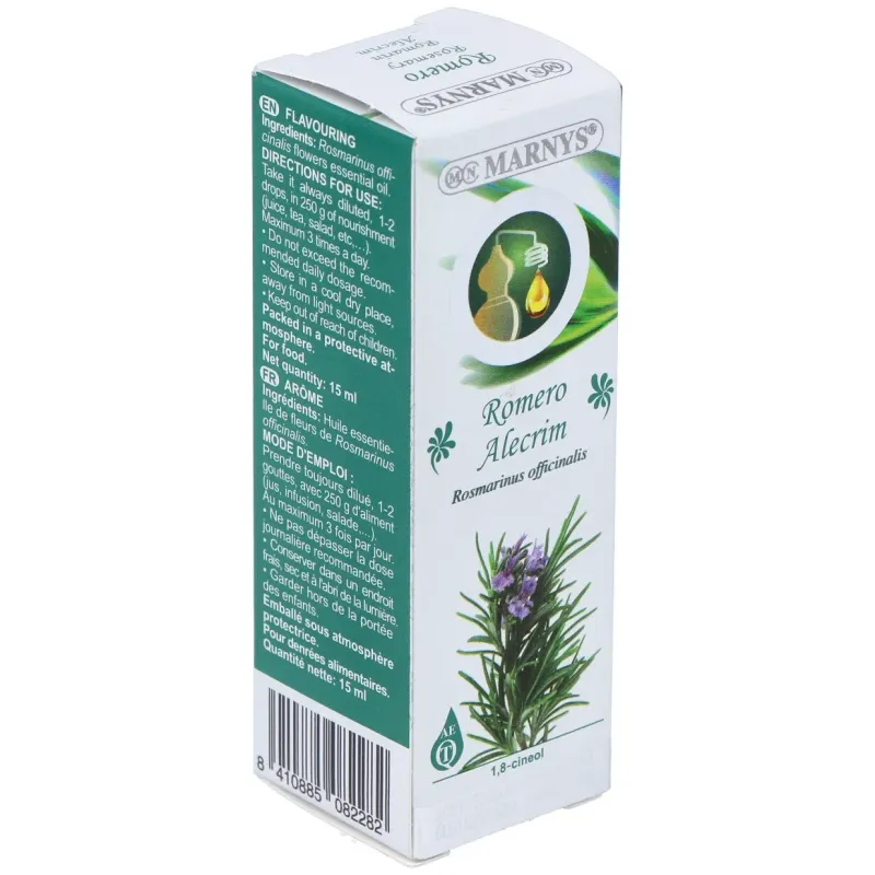 Romero oleo essencial alimentario 15ml. | Farmacia Barata