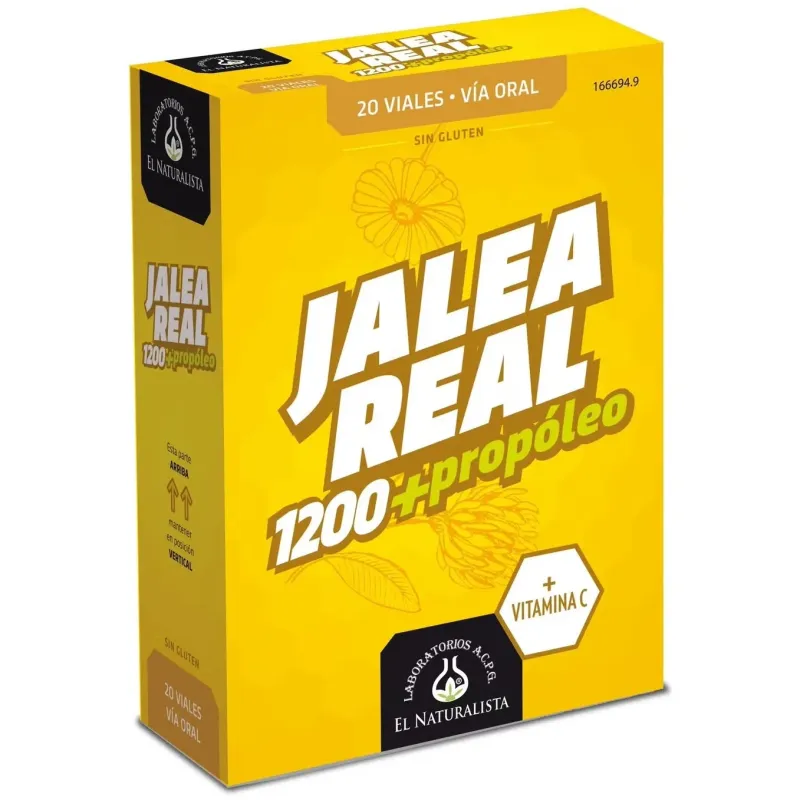 El naturalista jalea real con propóleo 20 viales | Farmacia Barata