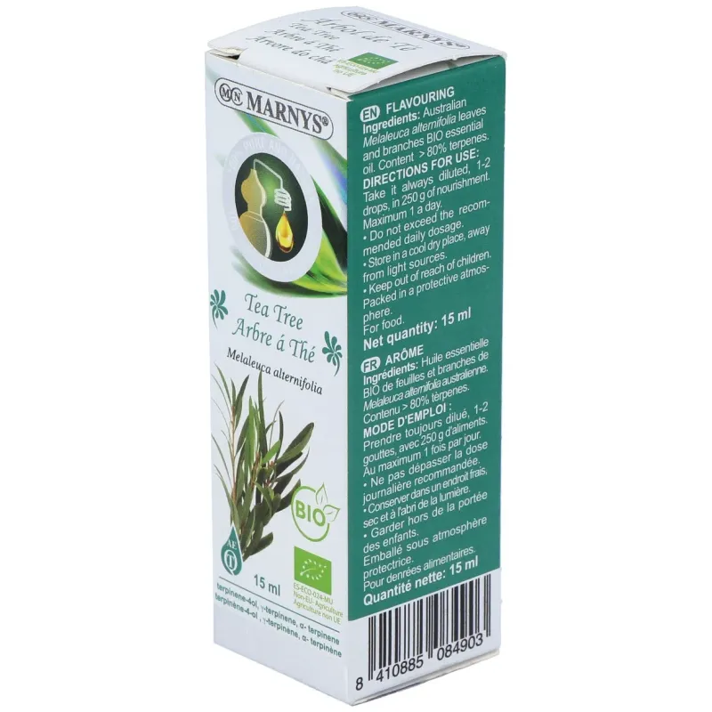 Marnys aceite esencial alimentario de arbol de te bio 15 | Farmacia Barata Marnys aceite esencial alimentario de arbol de te bio 15 | Farmacia Barata