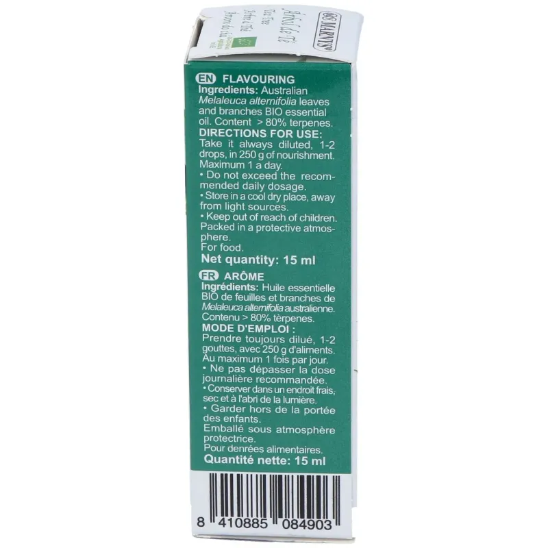 Marnys aceite esencial alimentario de arbol de te bio 15 | Farmacia Barata Marnys aceite esencial alimentario de arbol de te bio 15 | Farmacia Barata