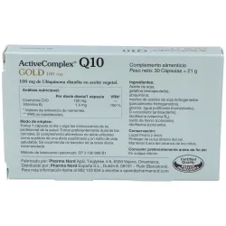 Activecomplex q10 gold 100mg. 30cap. | Farmacia Barata