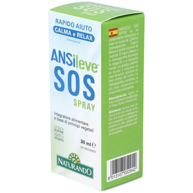 Ansileve SOS Spray, 30 ml | Farmacia Barata Ansileve SOS Spray, 30 ml | Farmacia Barata