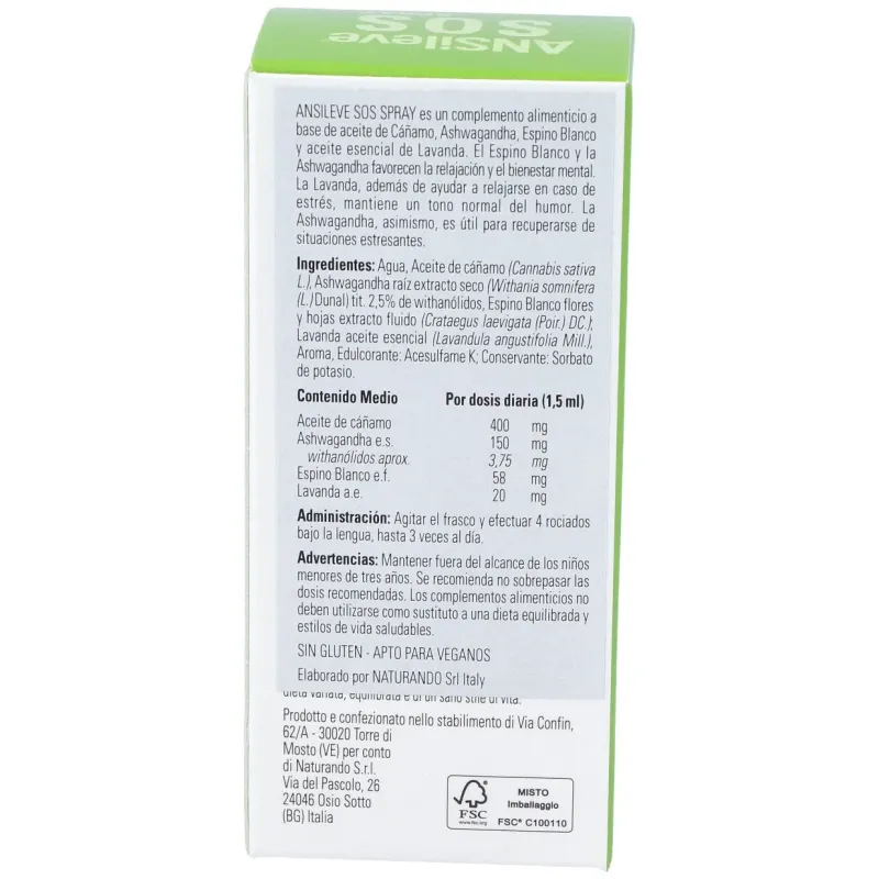 Ansileve SOS Spray, 30 ml | Farmacia Barata Ansileve SOS Spray, 30 ml | Farmacia Barata