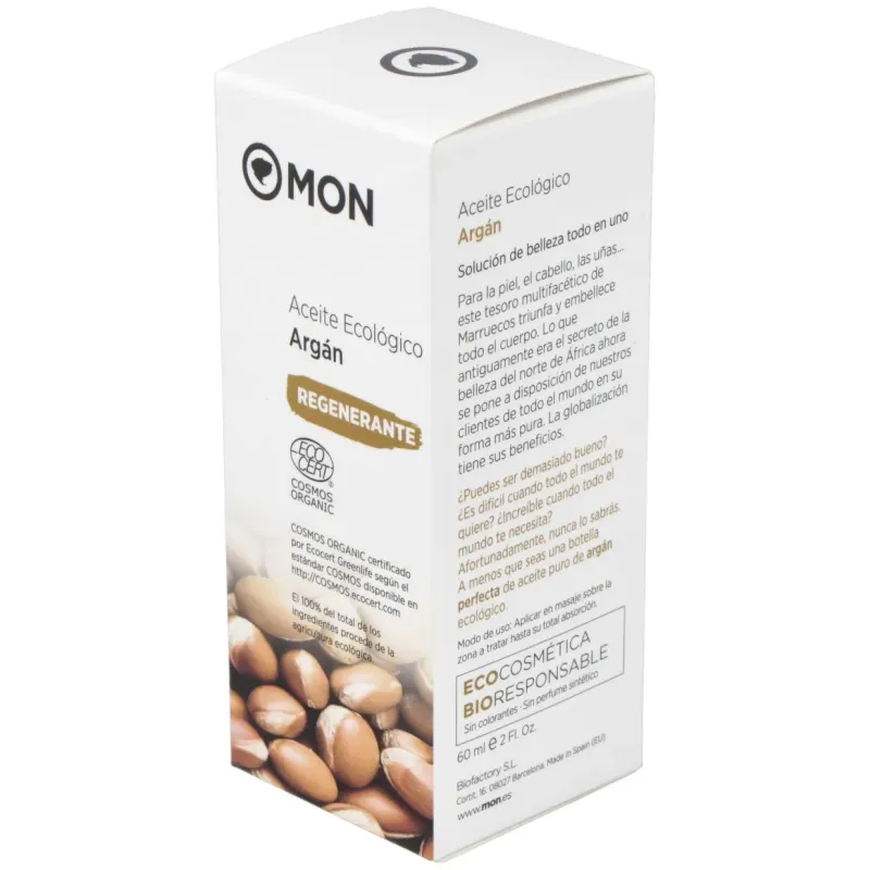 Aceite de argan eco 100% puro 60ml. | Farmacia Barata