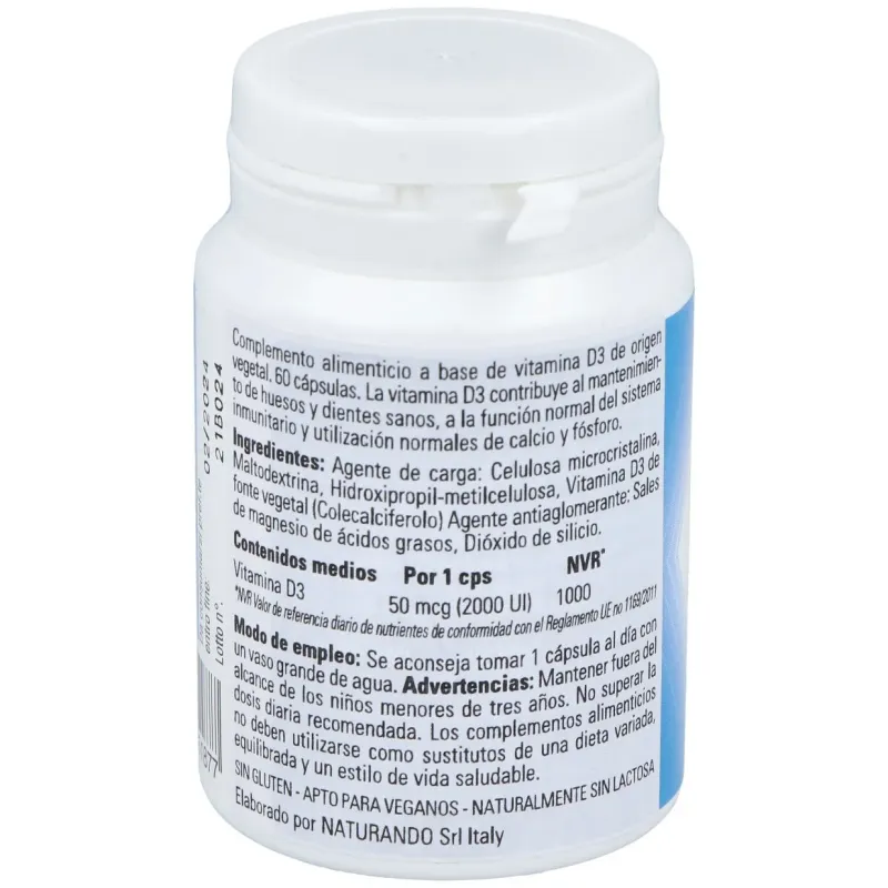 D3 fast vegan 60comp. | Farmacia Barata