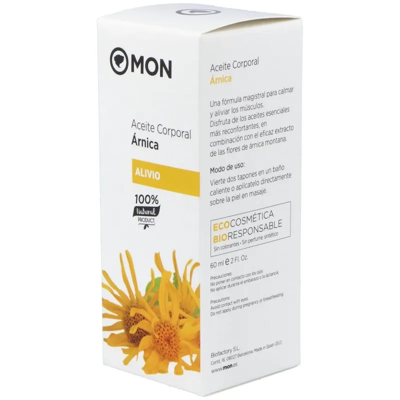 Mon aceite calmante de arnica 60 ml | Farmacia Barata