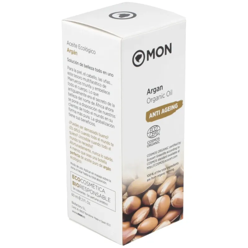 Aceite de argan eco 100% puro 60ml. | Farmacia Barata