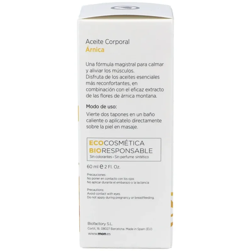 Mon aceite calmante de arnica 60 ml | Farmacia Barata