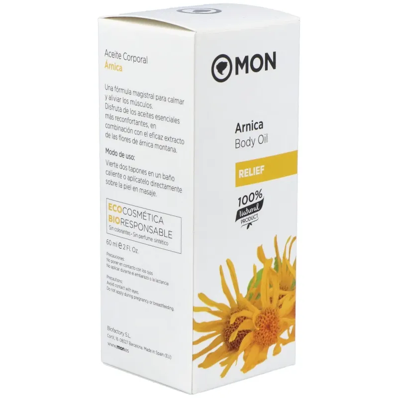Mon aceite calmante de arnica 60 ml | Farmacia Barata