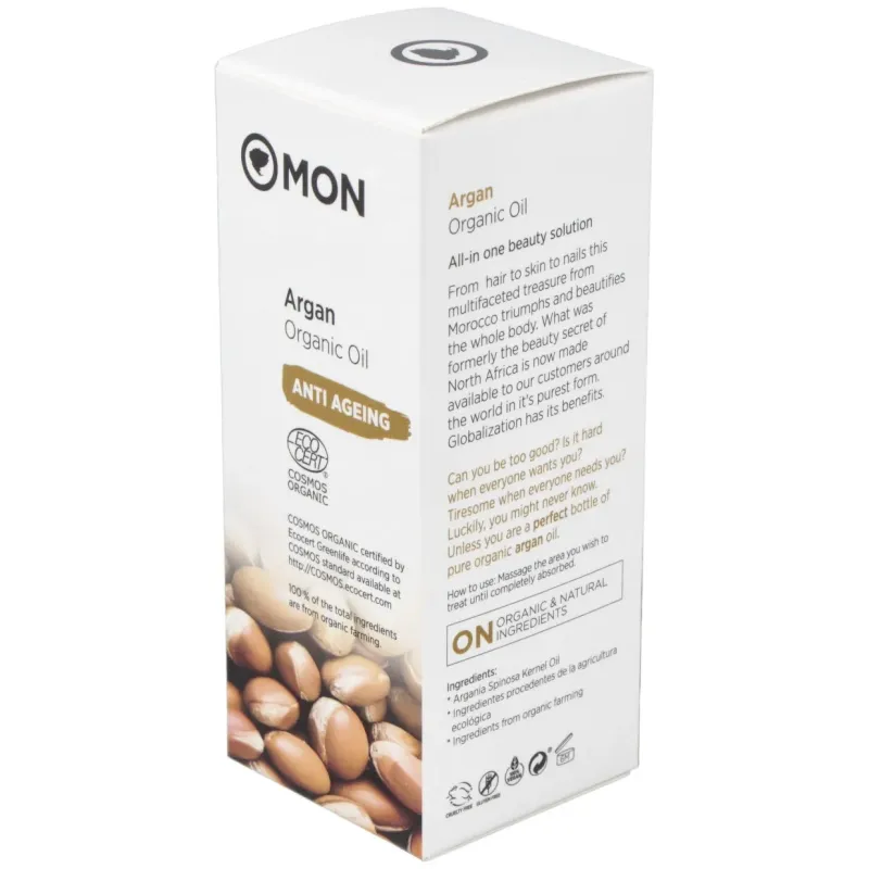 Aceite de argan eco 100% puro 60ml. | Farmacia Barata