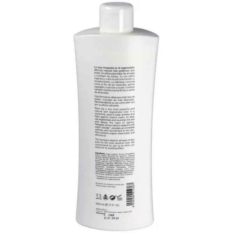 Mon leche corporal rosa mosqueta-caléndula 500ml | Farmacia Barata Mon leche corporal rosa mosqueta-caléndula 500ml | Farmacia Barata