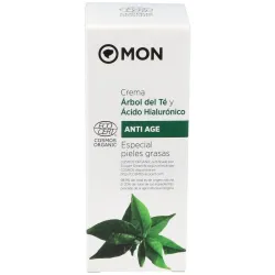 Crema facial arbol del te y ac. hialur. 50ml. bio