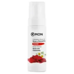 Mousse limpiadora rosas y manzanilla 150ml.