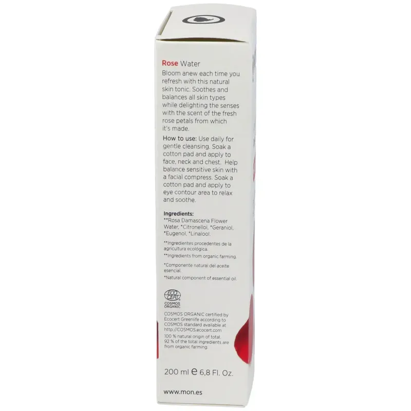 Mon deconatur agua de rosas 200ml | Farmacia Barata
